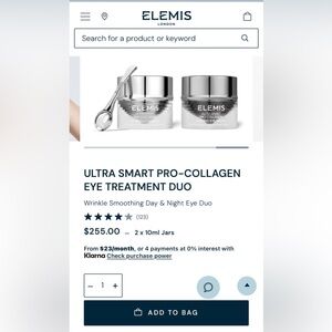 ELEMIS Ultra Smart Pro-Collagen Eye Treatment Duo NWB